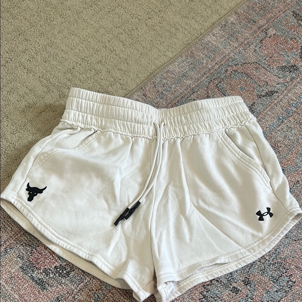Under Armour Women's White Shorts